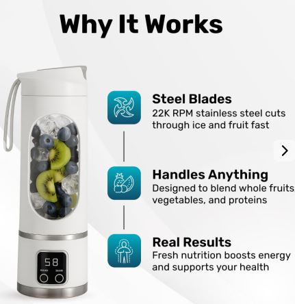 Nutriblend Pro Review: Does Nutriblend Pro Work? Best Travel Blender for Frozen Fruit & Ice
